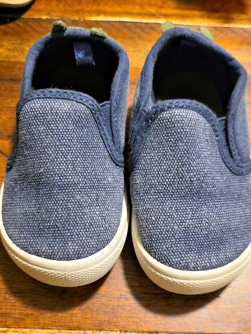 Carter's Damont Monster Slip-On Sneaker Sneakers Blue & White Girls US 7